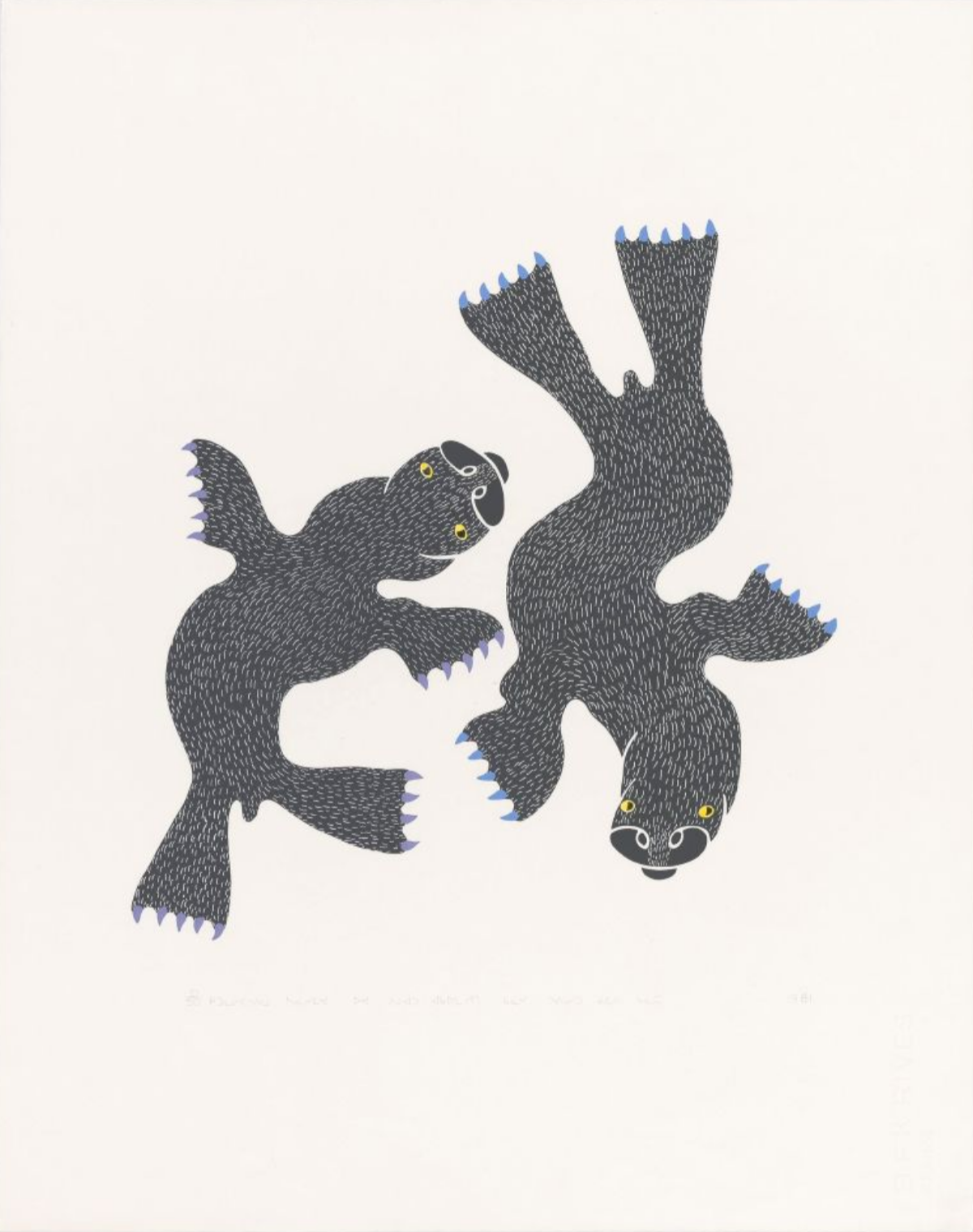 Corpus of Inuit prints: silkscreen (BAnQ)