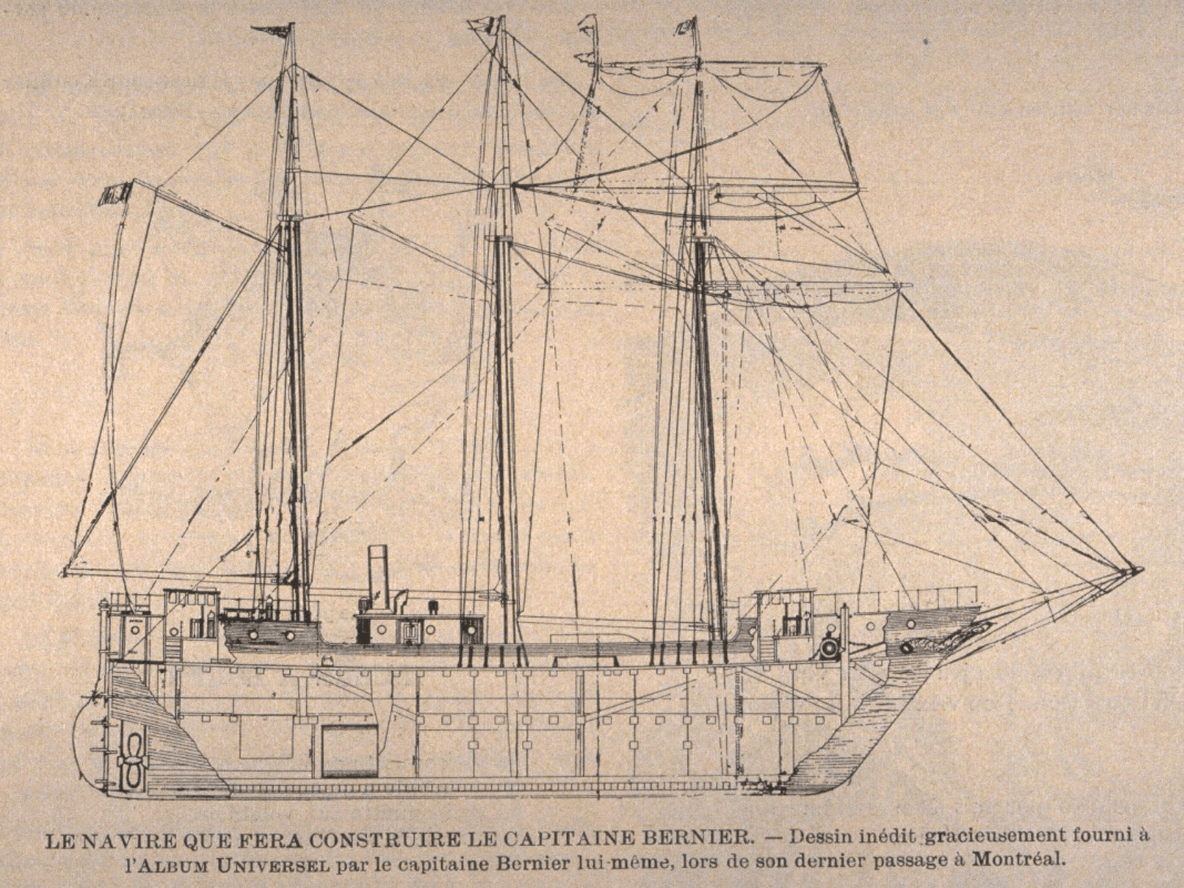 Illustrations taken from Quebec periodicals: expeditions in the arctic archipelago (BAnQ)